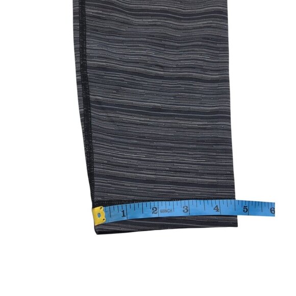 Lululemon Pants Women 6 High Times  Luxtreme Cyber Stripe Athleisure Crossfit - Picture 3 of 7
